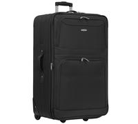 ARIANA® Extra Large Suitcase Lightweight Luggage Trolley Expandable Travel Bag- RT42 (Black, 32" XLarge)