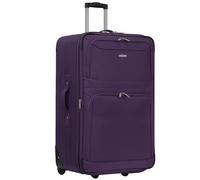 ARIANA® Lightweight Luggage Trolley Expandable Suitcase Travel Bag - 70x46x26cm (Purple, 26" Medium)