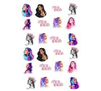 Ariana Music Singer Edible Cupcake Toppers 24 Precut Ready to Use Premium Wafer Card