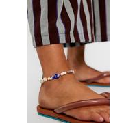 Ariana Ost Gone Fishing Anklet at Free People in Pink & Blue - female
