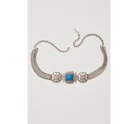 Ariana Ost Heirloom Chain Belt at Free People in Silver Lining - female