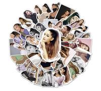 Ariana Singer Vinyl Decal Stickers - Set of 50 Die-Cut - Suitable for Laptops, Phones, Cases, Walls, Luggage, Books, and Water Bottles