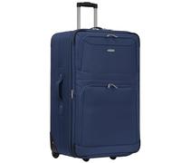 ARIANA Suitcase Medium Lightweight Luggage Trolley Expandable Suitcase 2 Wheel Travel Bag - 70x46x26cm (Navy-Blue, 26" Medium)