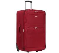 ARIANA Suitcase Medium Lightweight Luggage Trolley Expandable Suitcase 2 Wheel Travel Bag - 70x46x26cm (Red, 26" Medium)