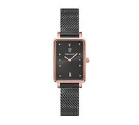 Ariane Ladies' Watch Pink-Gold dial Grey Milanese Steel Bracelet 12 mm, grey, One Size