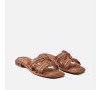 Ariany Leather Mules Tan