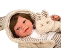 MuÑecas Arias Zoe With Fur Scarf Baby Doll 45 Cm Beige