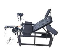 ARIASS Ultimate Fully Obedience Chair BDSM Sex Chair Bench with Sex Machine, Multifunctional Adjustable Bondage Sex Furniture for Men Women(Sex chair with dildo RC)