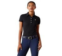 ARIAT 2025 Womens Prix 3.0 Short Sleeve Polo Shirt - Black