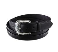 ARIAT A1019401-42 Leather Strap Mens Belt - Black - Size 42