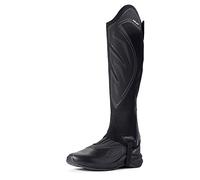 ARIAT Acent Chaps - Black - Unisex - Fits like a sock, performs like a pro - Un-lined, knit construction - No-sew overlay Chap Size - S