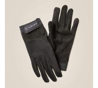 ARIAT Tek Grip Glove Black - Easy Stretch - Unisex - The go-to glove for riding and schooling - Articulated fingers bend Glove Size - 8