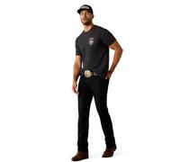 ARIAT American Bison Classic Fit T-Shirt - Charcoal Heather