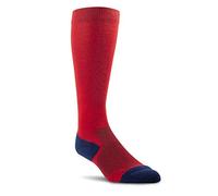 ARIAT AriatTek Performance Socks AE Red Navy - Breathable - Unisex - TEK washable wool material performance socks