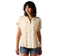 ARIAT Badlands Womens Short Sleeved Shirt - Turtledove Ranchscape