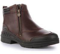Ariat Barnyard Side Zip Pull On Chelsea Mens Boot Dark Brown UK 4 - 9