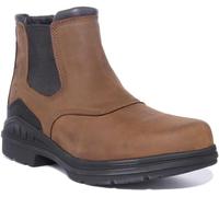 Ariat Men's Barnyard Twin Chelsea Boots Gore Tex Waterproof Brown UK 7