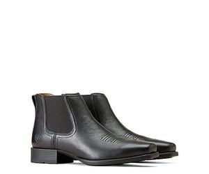 ARIAT Booker Ultra Men's Leather Western Ankle Boot (Black, UK 11)