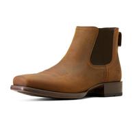 ARIAT Booker Ultra Men's Leather Western Ankle Boot (Brown, UK 12)