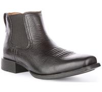 Ariat Booker Ultra Square Toe Short Western Mens Boots Brown UK 7 - 12