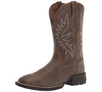 ARIAT Men's Bear Brander Leather Performance Western Boot Wide Square Toe Brown 12 D(M) US