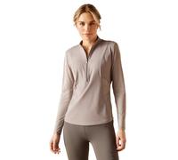 Ariat Breathe Womens 1/2 Zip Long Sleeve Baselayer - Black or Zinc | Equestrian