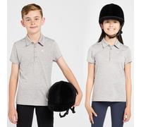 Ariat Childs Laguna Short Sleeved Polo Shirt, Heather Grey L