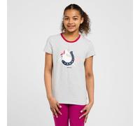 Ariat Childs Unicorn Moon Short Sleeved Top, Heather Grey XL