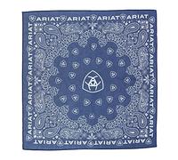 ARIAT Cotton Paisley Print Bandana, Navy