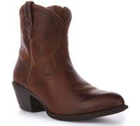 Ariat Darlin Leather Sassy Unique Stitch Western Womens Boot Dark Brown UK 3 - 9