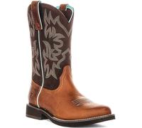Ariat Delilah Round Toe Short Cowboy Pull On Womens Boots In Brown UK 3 - 9