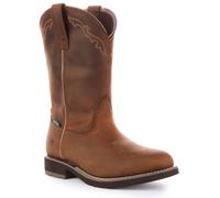 Ariat Delilah Waterproof Cowboy Leather Ankle Womens Boot Brown UK 3 - 9