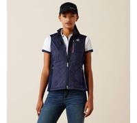 Ariat Fusion Womens Team Insulated Gilet Vest - Navy Blue