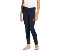 Ariat Girls Tri Factor Full Seat Breeches - Navy - Size: Small