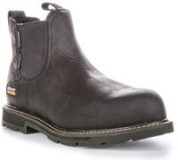 Ariat Groundbreaker Men's Chelsea H20 Steel Toe Work Bot Platforms (Black, UK 12)