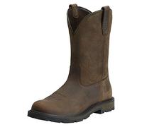ARIAT Groundbreaker Round Toe Men’s, Wide Calf, Work Boots, Brown, 12 UK