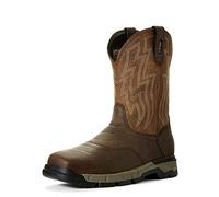 ARIAT Groundbreaker Round Toe Men’s, Wide Calf, Work Boots, Brown, 7 UK