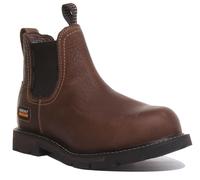 ARIAT Mens Groundbreaker Jod Eniso H2O St Brown - Waterproof Sprayproof - Penetration resistant metal-free midsole Footwear UK Size - UK 8.5