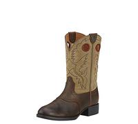 ARIAT Heritage 13 Child Cowboy Boots Distressed Brown Boys 10001825