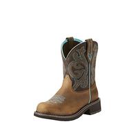 ARIAT Heritage Fatbaby Women’s Leather Western Boots, Distressed Brown/Fudge, 7 UK
