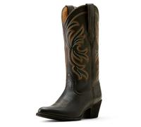 ARIAT Heritage J Toe Women's Duratread Pull Tab Western BTS Mid Calf Boots (Black, UK 6)