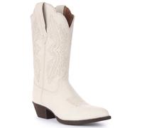 Ariat Heritage Toe Fit Pull On Western Womens Boot In White UK 3 - 9