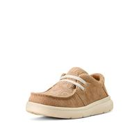ARIAT Hilo mens Sneaker, Tan Floral Emboss, 1 Big Kid