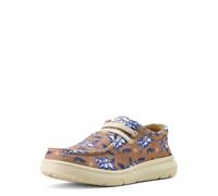ARIAT Hilo Shoe Kids' Flat Loafer Unisex, Natural Buckin Bronc Print, 21.5 cm