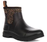 ARIAT Kelmarsh Womens Shortie Rubber Wellington Boot - Black/Ocelot Print