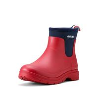 ARIAT Kelmarsh Womens Shortie Rubber Wellington Boot - Team Red 5.5 UK