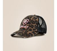 Ariat Ladies Embossed Logo Cheetah Print Baseball Cap - Sports Caps - Black - Size: One Size