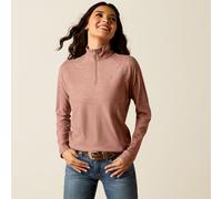 Ariat Ladies Laguna 2.0 1/4 Zip Baselayer - Womens Horse Riding Base Layer Tops - Light Brown - Size: UK16 (L)