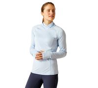 Ariat Ladies Lowell Wrap Long Sleeve Baselayer - Womens Horse Riding Base Layer Tops - Light Blue - Size: X UK 8-10 (S)