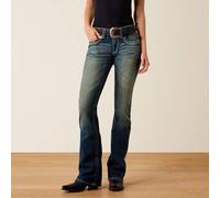 ARIAT Women's R.E.A.L. Mid Rise Bootcut Jean - Blue - 31 Regular